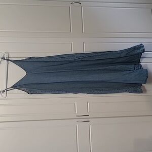 Women's Long Denim Dress | Size Small | Zara